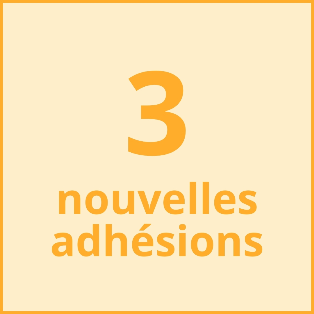 nouvelles adhésions