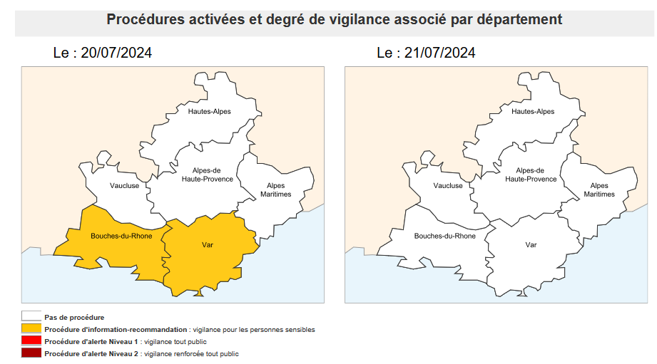procedures ozone 20 21 juillet 2024