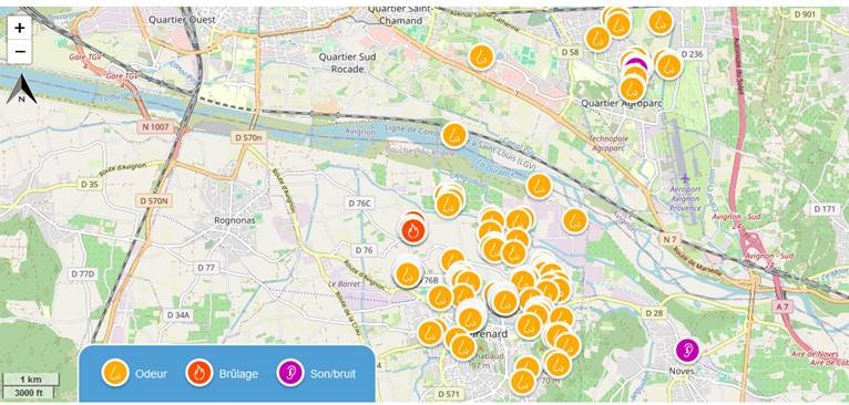 carte odeurs chateaurenard