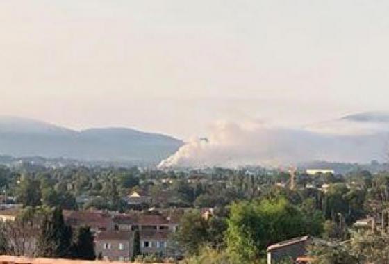 Incendie à La Crau (Var)