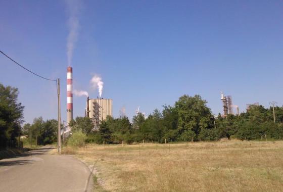 Vue du site industriel Fibre Excellence - Tarascon (Bouches-du-Rhône)