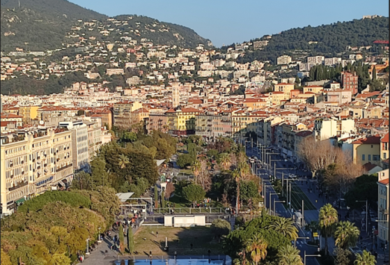 centre-ville et collines de Nice