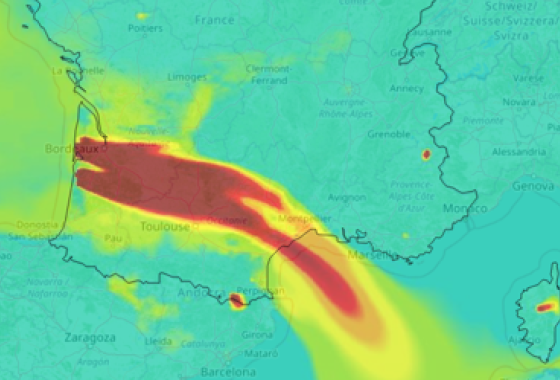 CP | Feux de forêt : Var, Hautes-Alpes, Gironde, Espagne... la qualité de l'air impactée en région Sud
