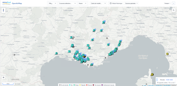 Interface Openairmap
