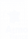 Logo Atmo France - Blanc