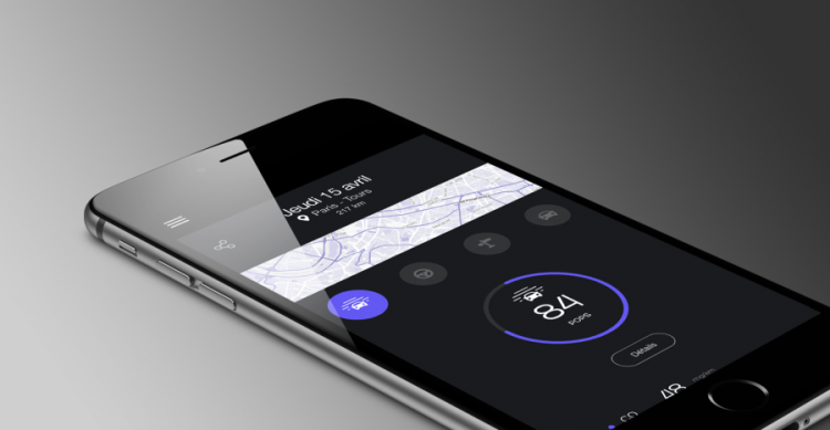 smartphone utilisant gecoair