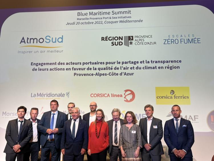 Rencontre des acteurs portuaires en faveur de la qualité de l'air au Blue Maritime Summit