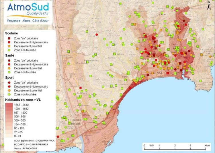 Exposition polluants- Nice