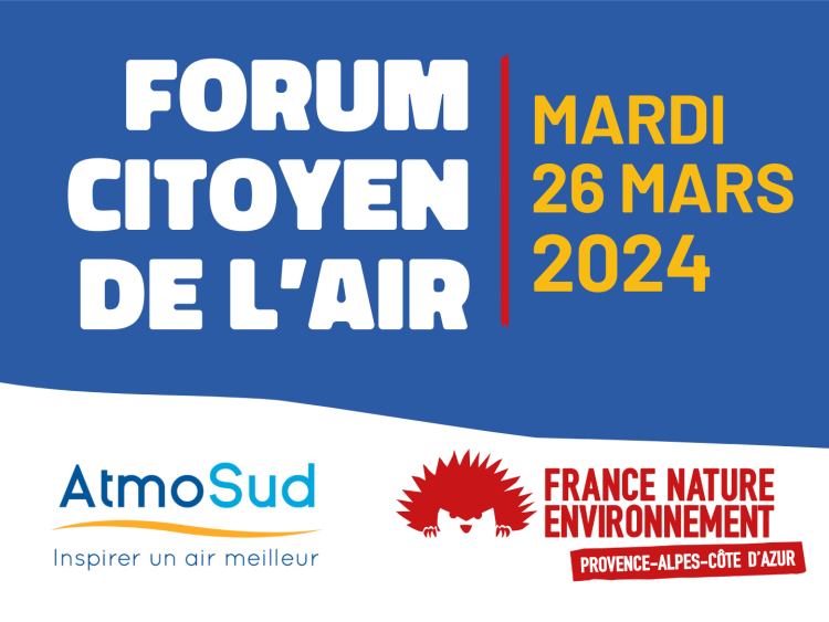 logo forum citoyen de l'air AtmoSud et FNE