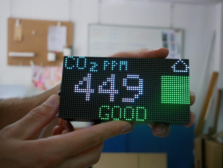 module air - affichage CO2