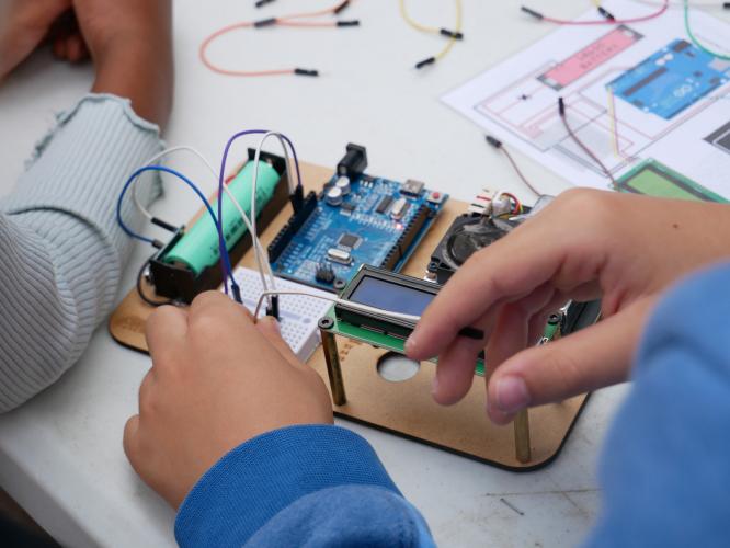 montage microcapteur pédagogique