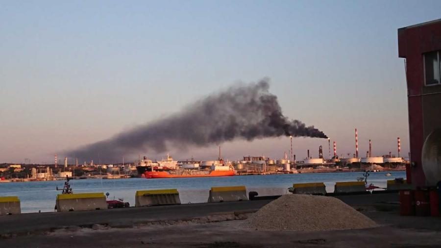 Incident à Martigues/Lavéra