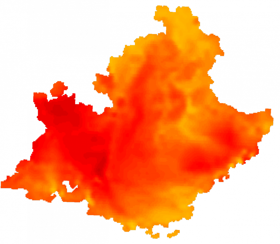Carte multi-polluants en région 2019