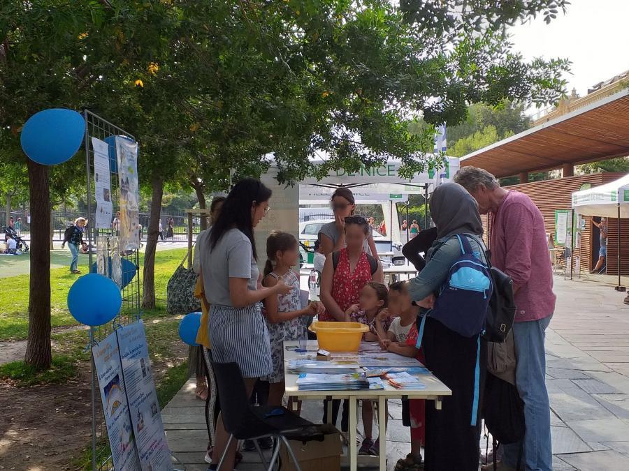 Stand à Nice pendant les JNQA 18 septembre 2019