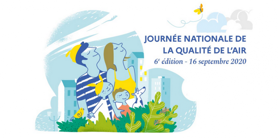 Affiche de la 6ème édition des Journées Nationales de la Qualité de l'Air