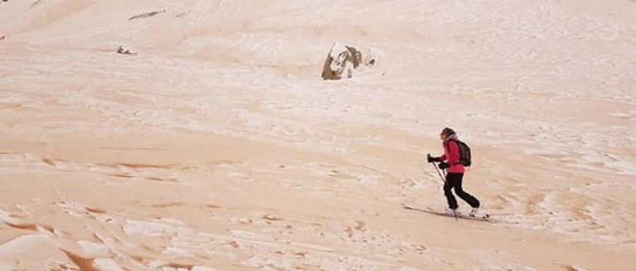 piste ensablée