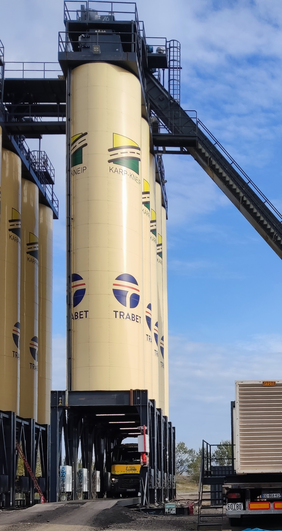centrale mobile d'enrobage à chaud - Trabet