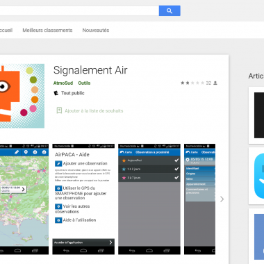 Signalement Air (Android)