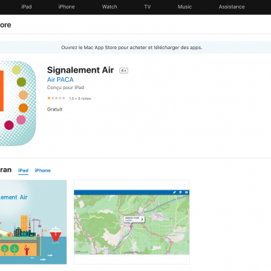 Signalement Air (iOS)