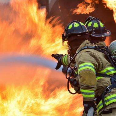 Pompiers en action