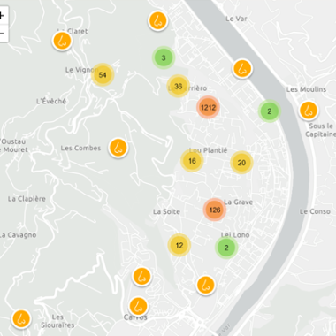 Carte nuisances Carros - février à septembre 2022