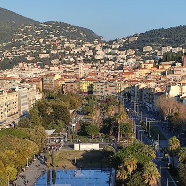 centre-ville et collines de Nice 
