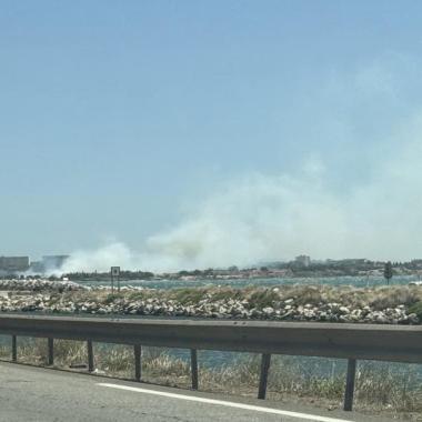 incendie à Port-de-Bouc
